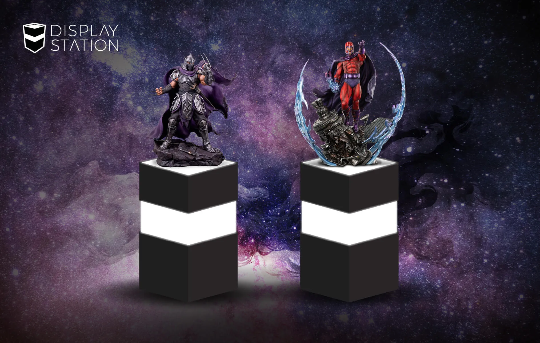 Black Light-Up Pedestal by DisplayStation