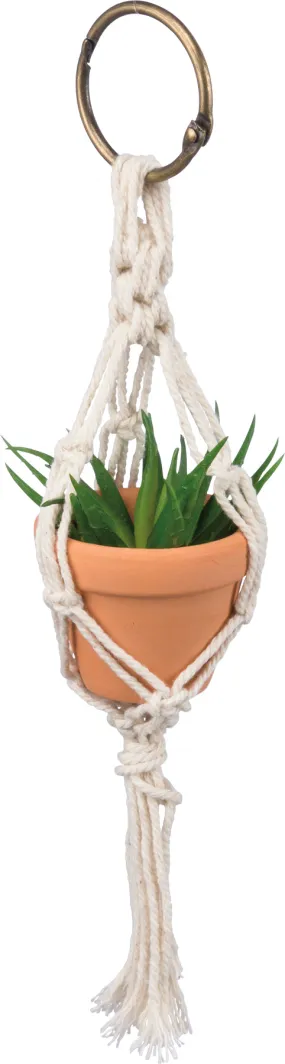 BOHEMIAN MACRAME CAR MIRROR ACCESSORY