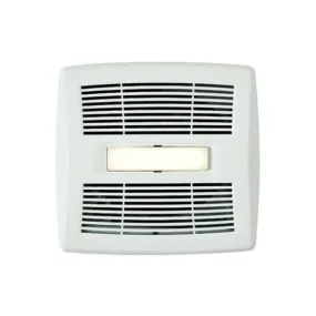 Broan® AE110L InVent™ Series Single-Speed Fan with LED Light, 110 CFM, 1.3 Sones