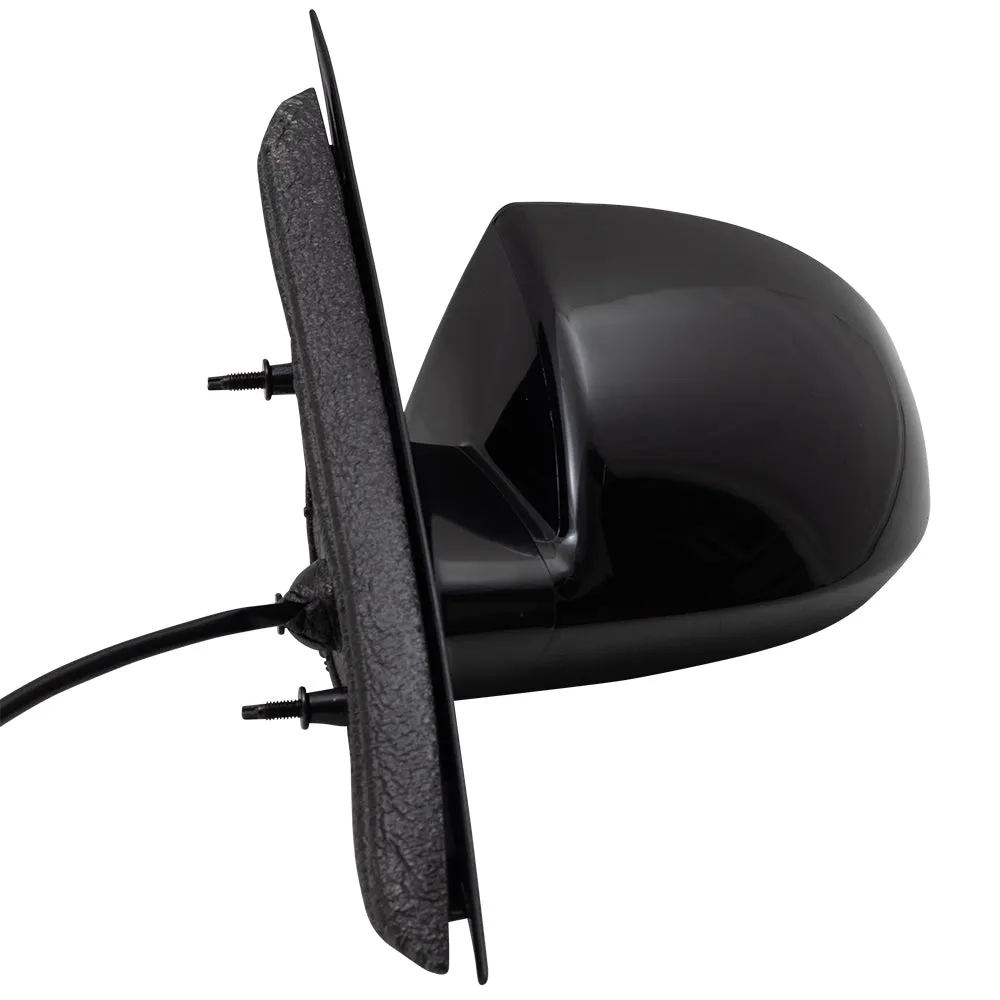 Brock Aftermarket Replacement Driver Left Paint to Match Housing/Paint to Match Base Black Power Mirror without Heat Compatible with 2006-2013 Chevy Impala
