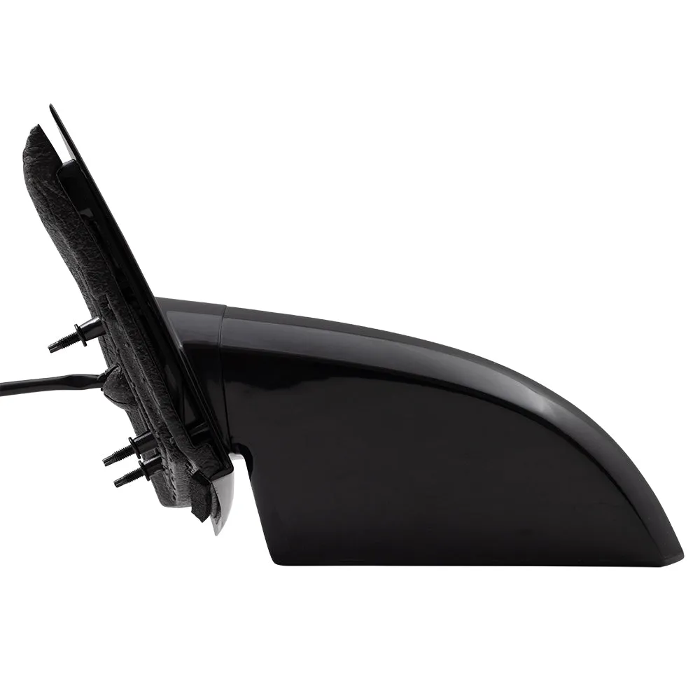 Brock Aftermarket Replacement Driver Left Paint to Match Housing/Paint to Match Base Black Power Mirror without Heat Compatible with 2006-2013 Chevy Impala