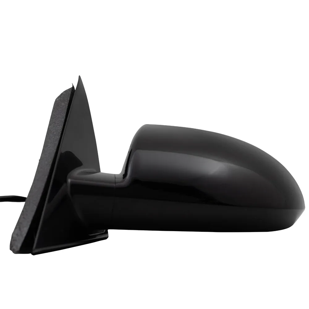 Brock Aftermarket Replacement Driver Left Paint to Match Housing/Paint to Match Base Black Power Mirror without Heat Compatible with 2006-2013 Chevy Impala