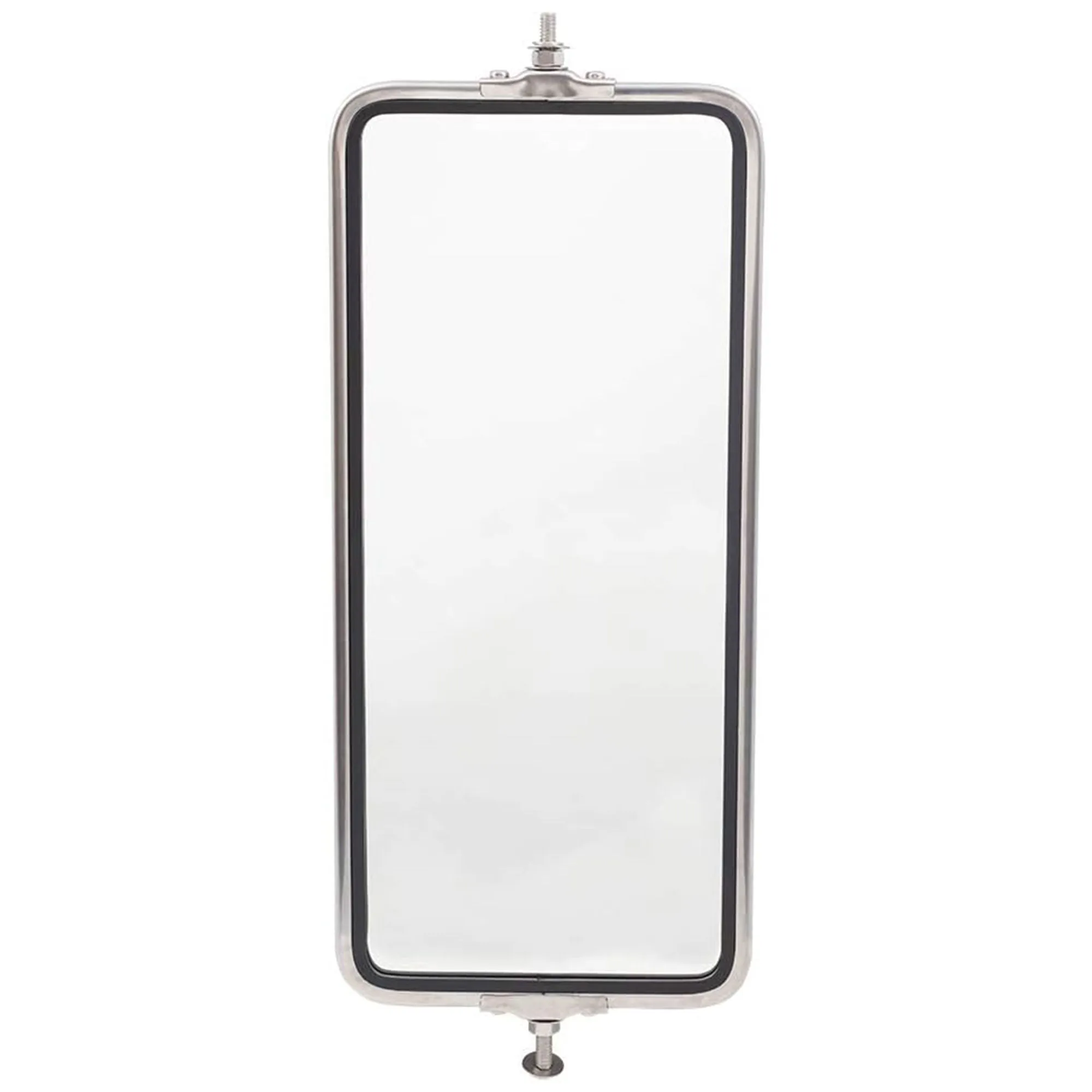 Brock Universal West Coast Stainless Steel Truck Side Mirror Head, 7"x16" (Used)
