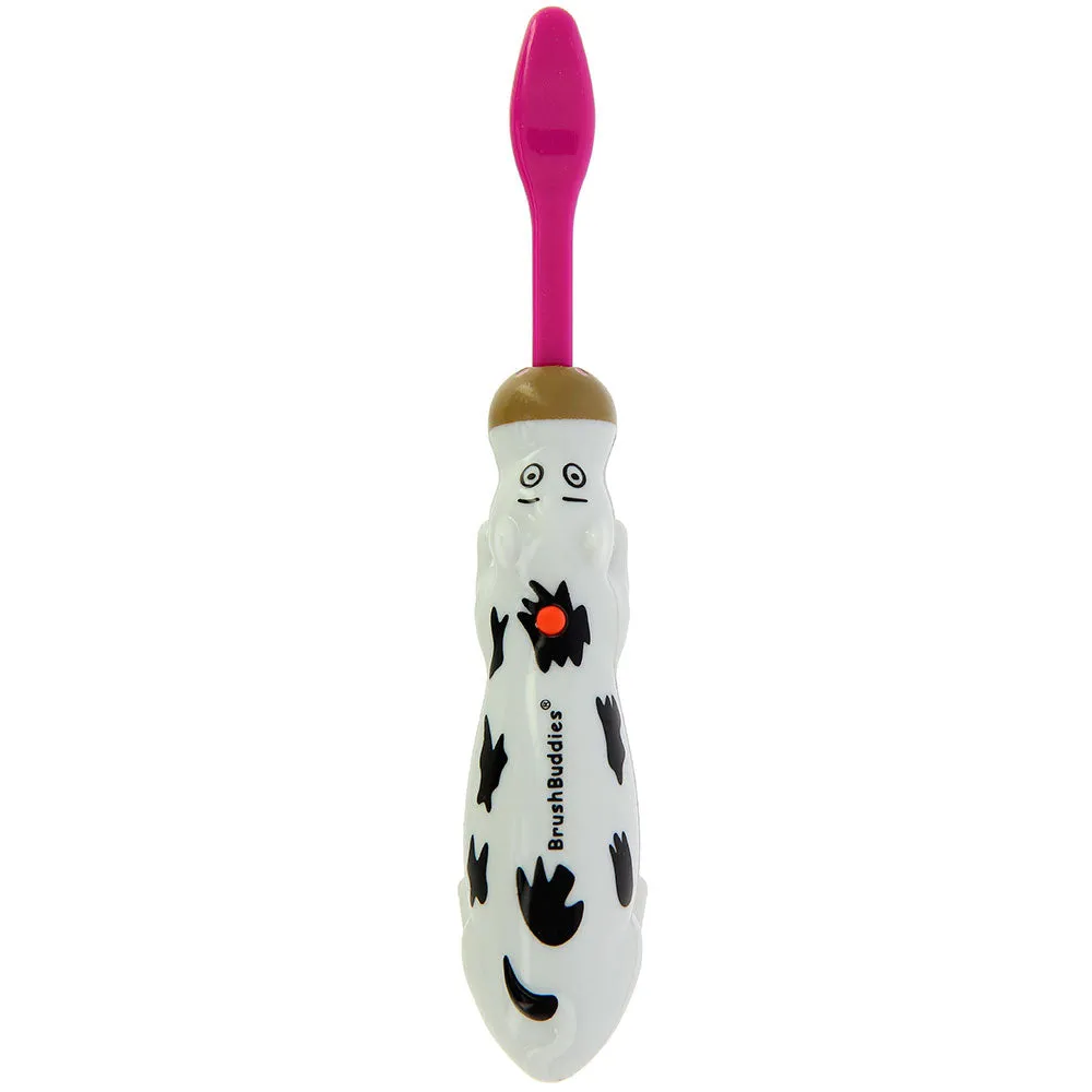 Brush Buddies Talkin Moo Reece (Cow)Toothbrush -Pink