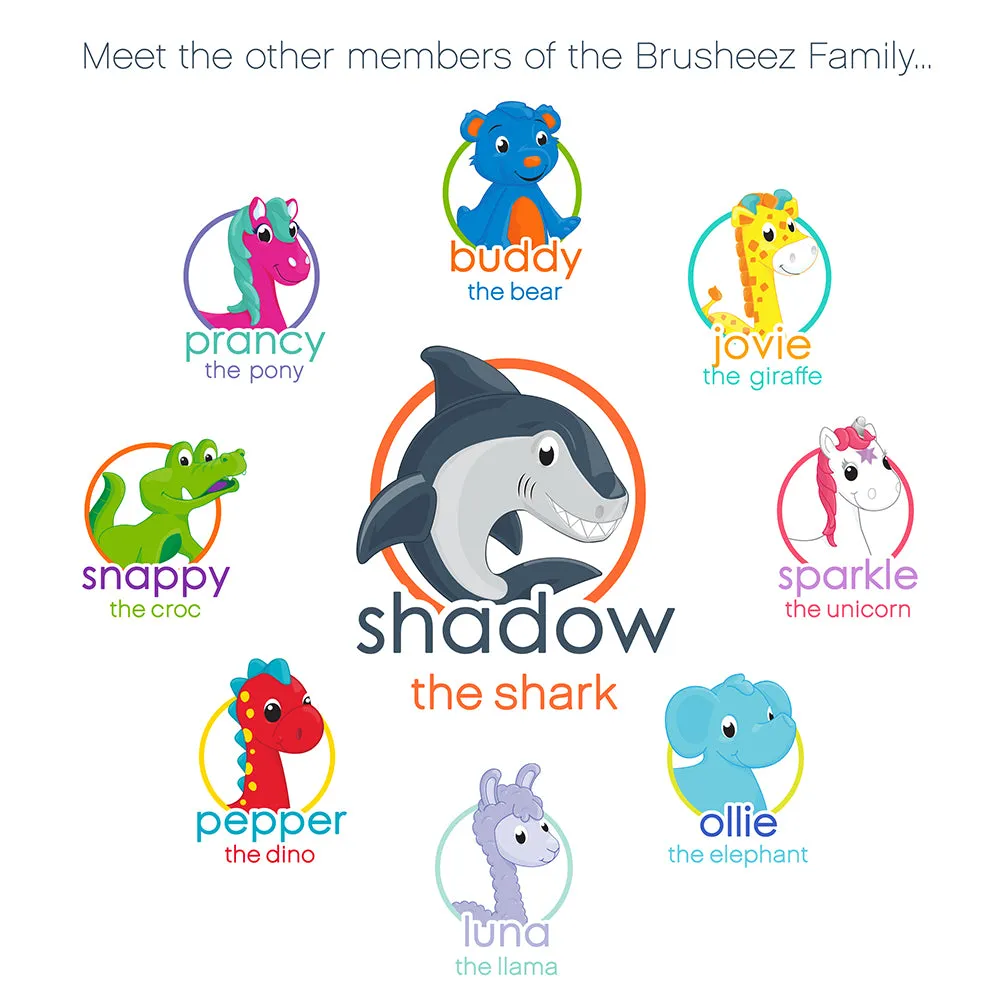 Brusheez® Kids’ 2-Pack Replacement Brush Heads - Shadow the Shark