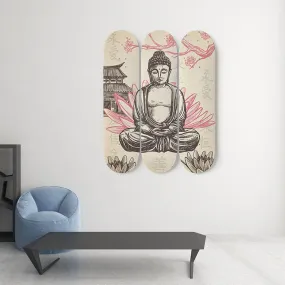 Buda Skateboard Wall Art