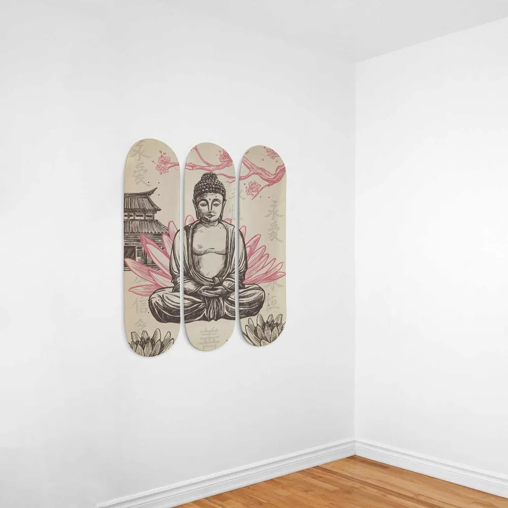 Buda Skateboard Wall Art