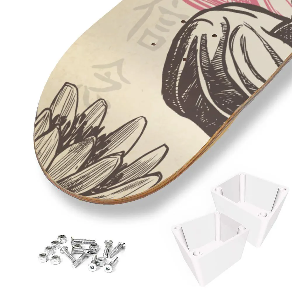 Buda Skateboard Wall Art