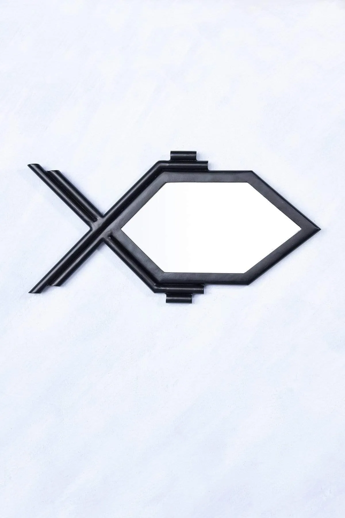 Calbasu Decorative Mirror (Metal And Glass)