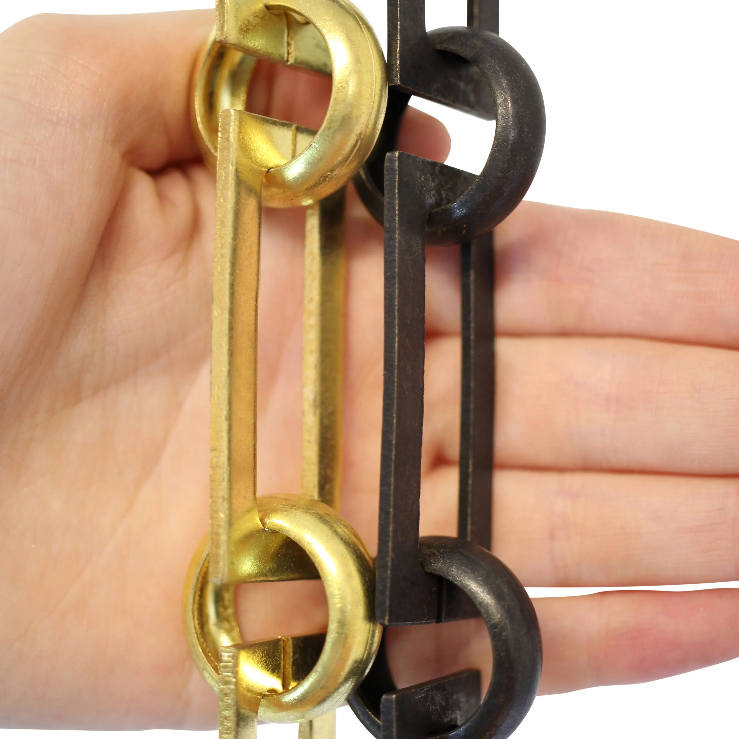 [Chain BR01-U] Brass Rectangle Chandelier Chain