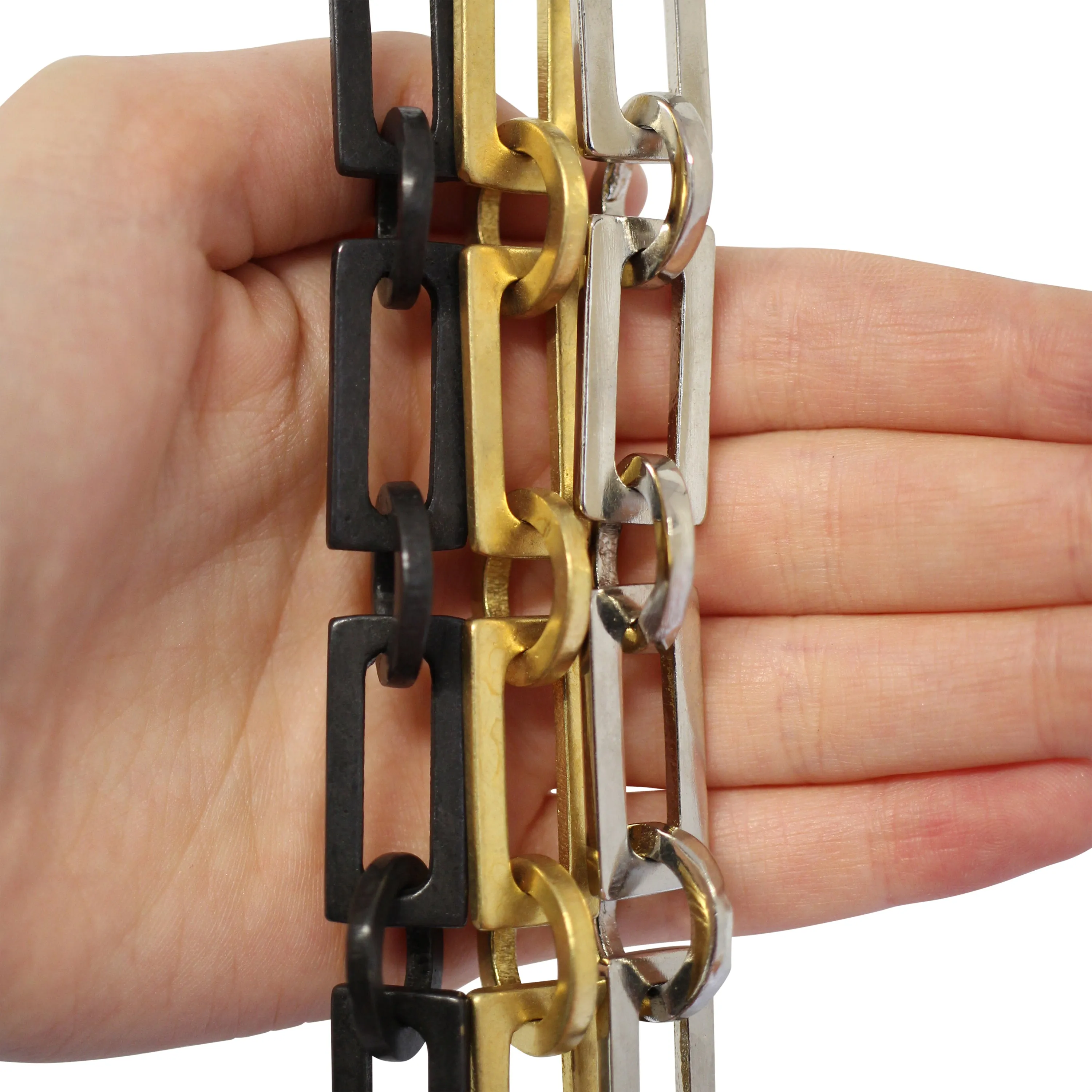 [Chain BR11-W] Brass Rectangle Chandelier Chain