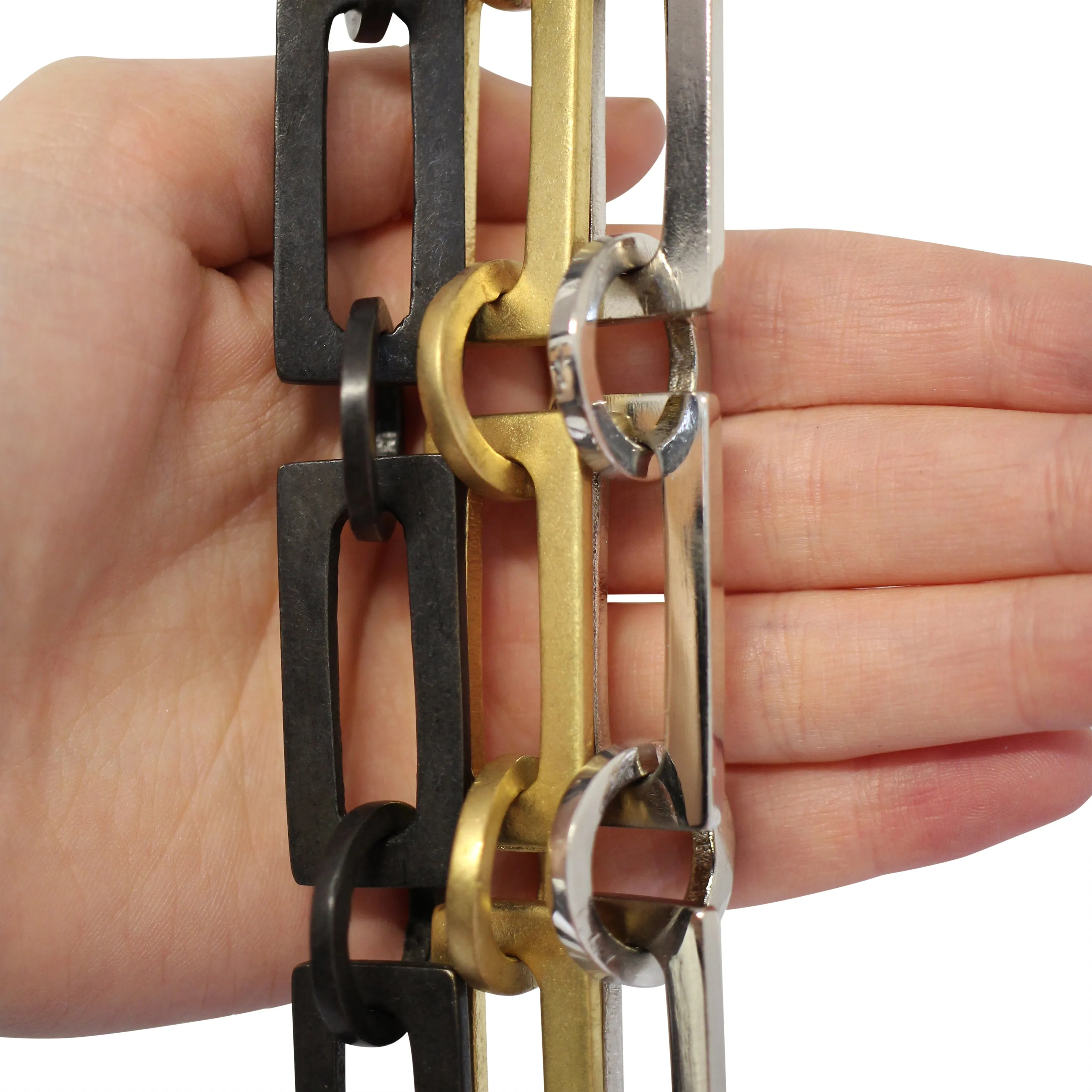 [Chain BR12-W] Brass Rectangle Chandelier Chain