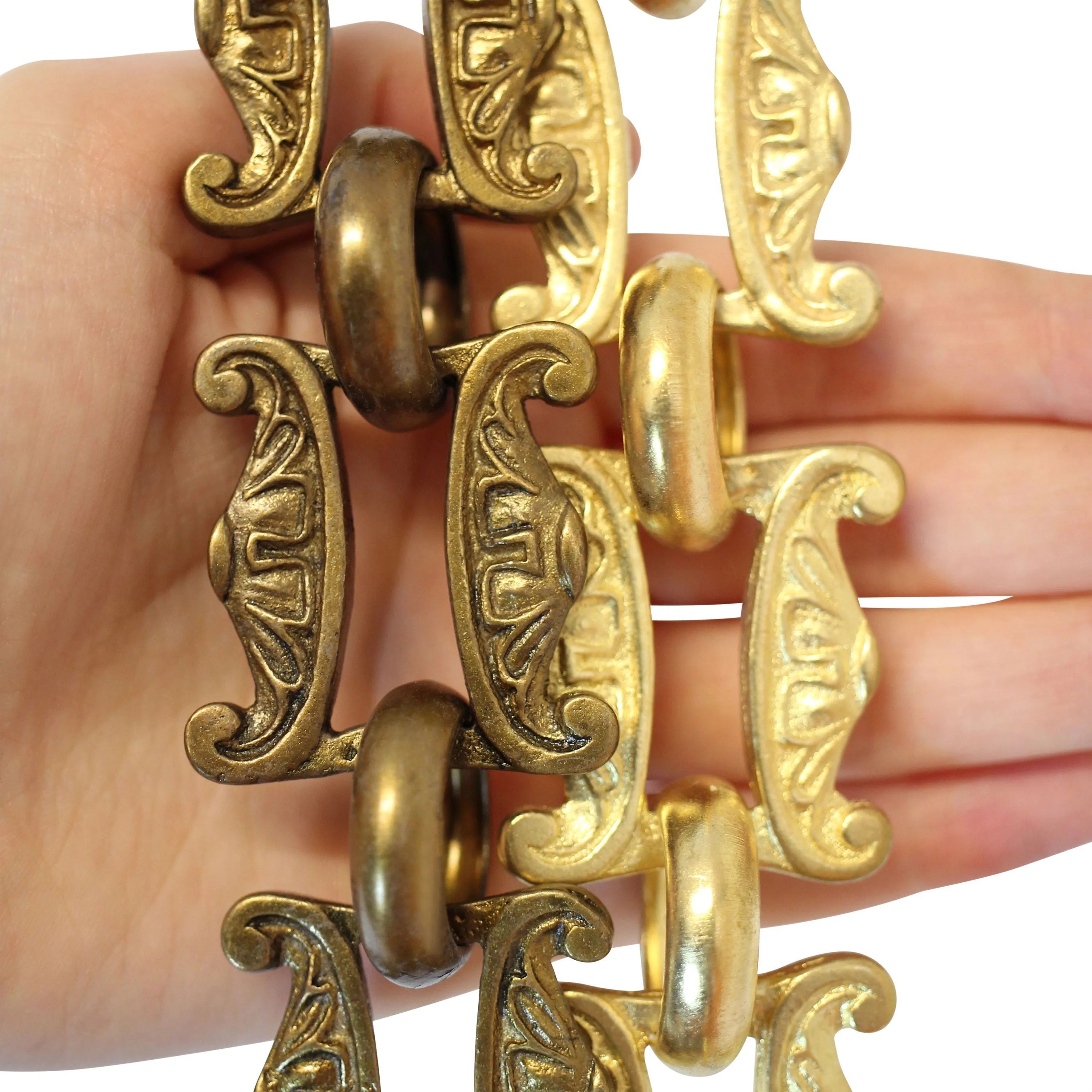 [Chain BR15-U] Brass Vintage Chandelier Chain
