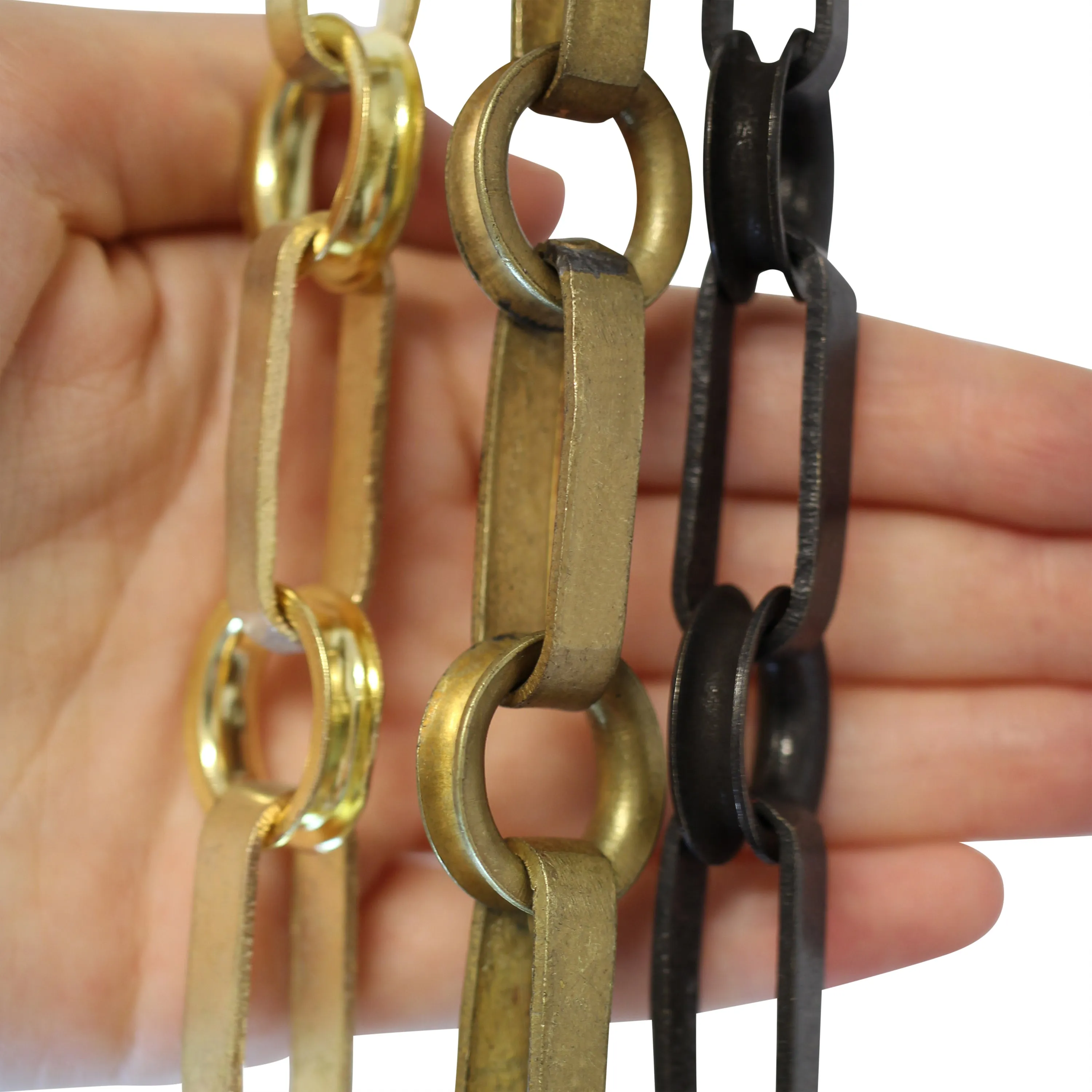 [Chain BR27-W] Brass Rectangle Chandelier Chain