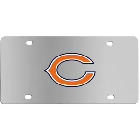 Chicago Bears Steel License Plate Wall Plaque