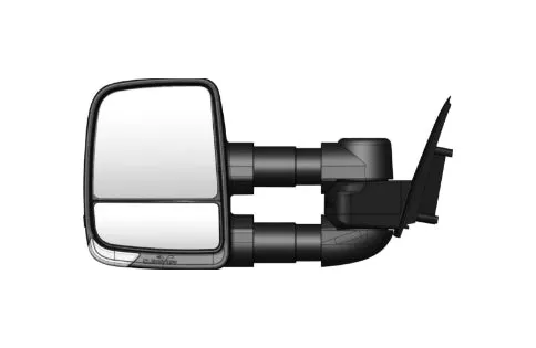 Clearview Next Gen Towing Mirrors for Mitsubishi Pajero Sport - Exceed & GSR Variants - Nov 2009