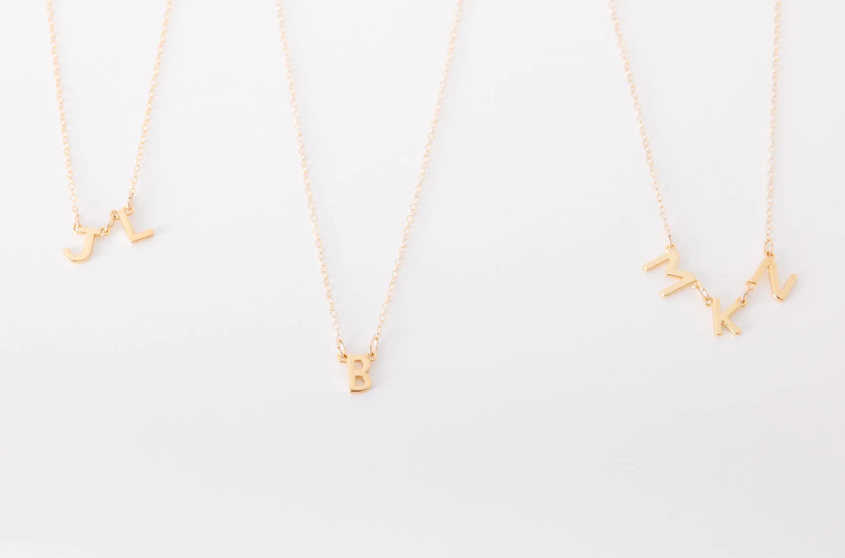 Connected Letter Charm
