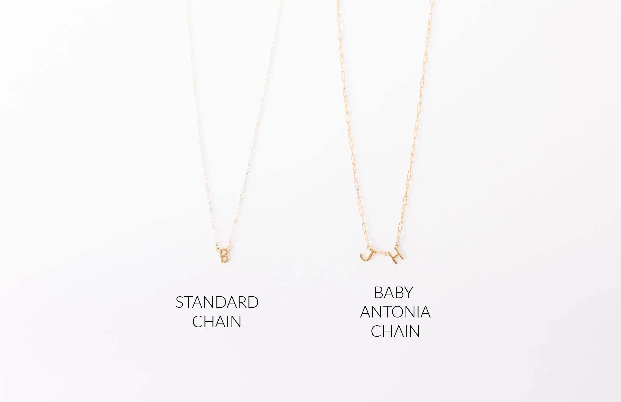 Connected Letter Necklace