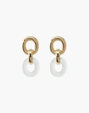 Connected Loop Earrings