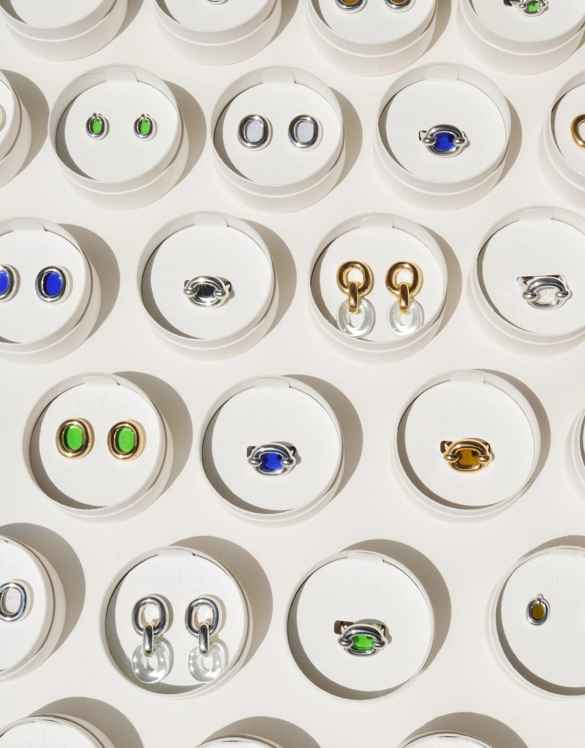 Connected Loop Earrings