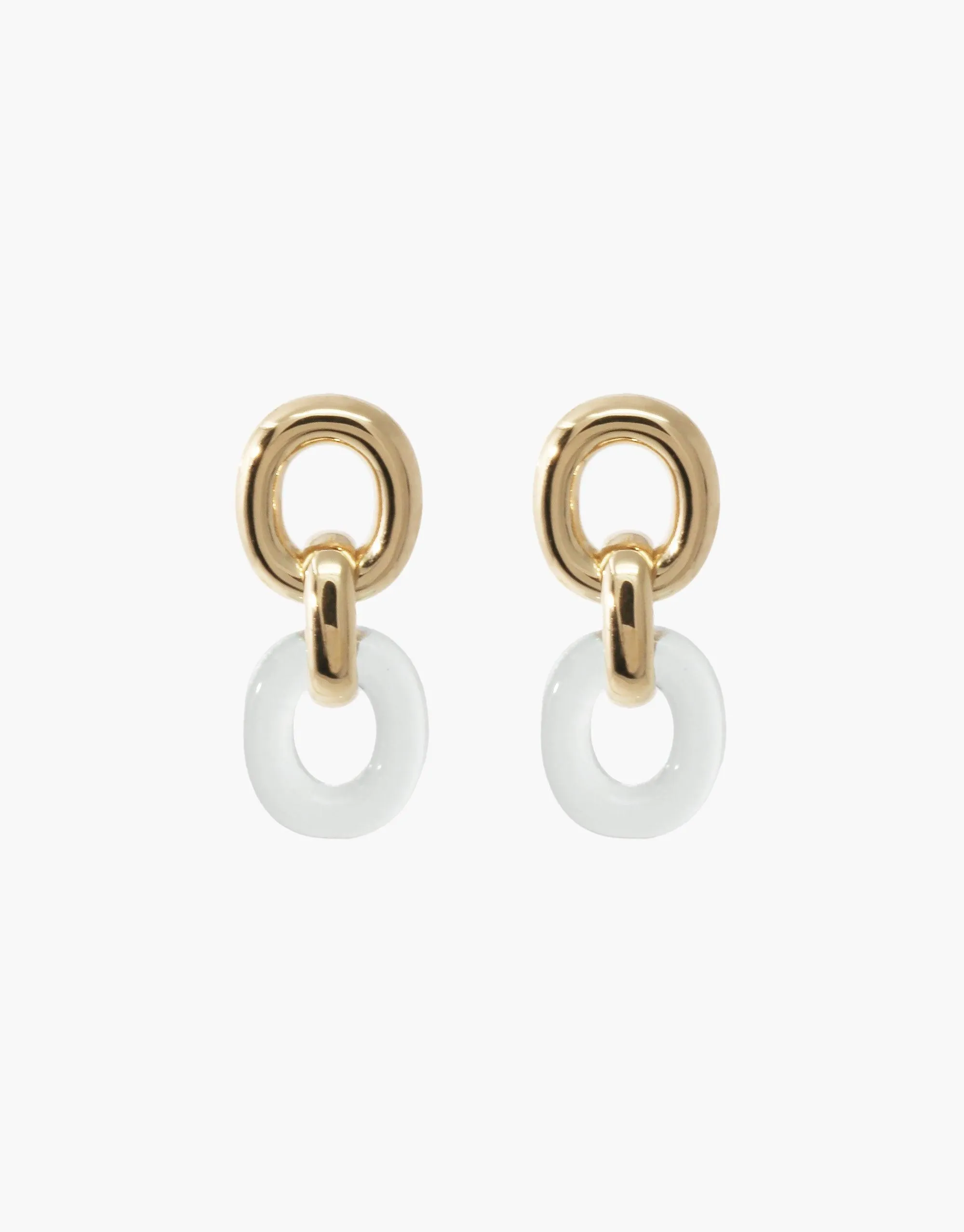 Connected Loop Earrings
