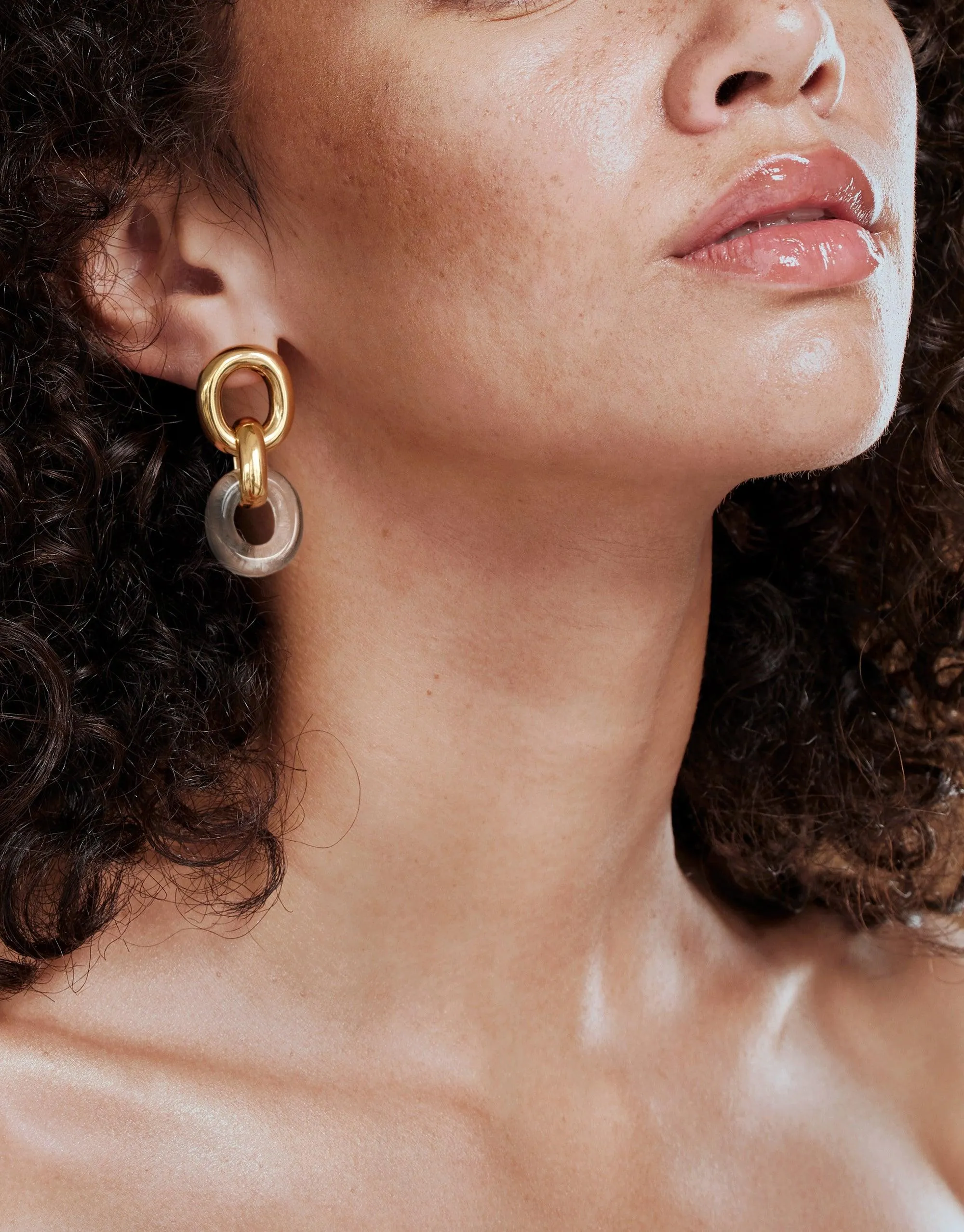 Connected Loop Earrings