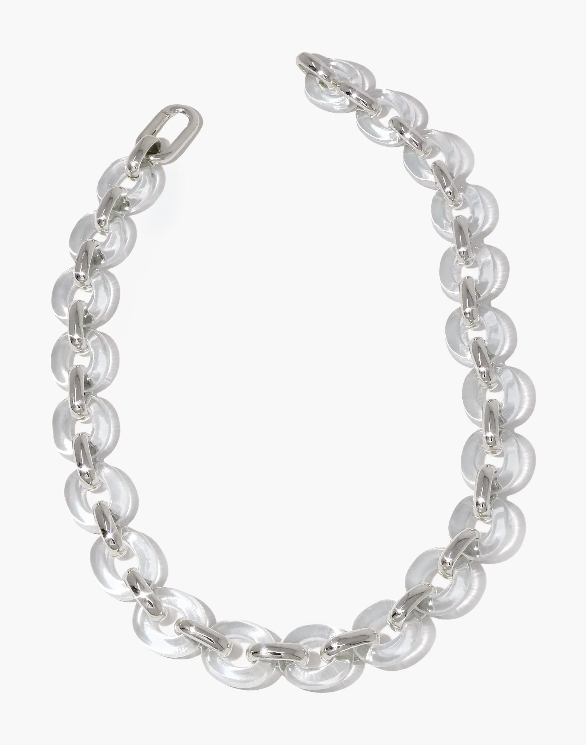 Connected Loop Necklace | Glass