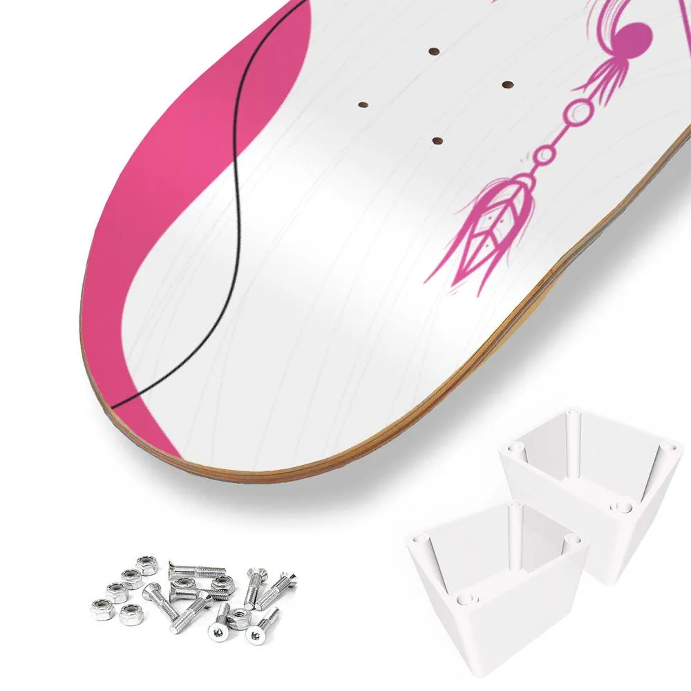 Cosmic Wolf Skateboard Wall Art