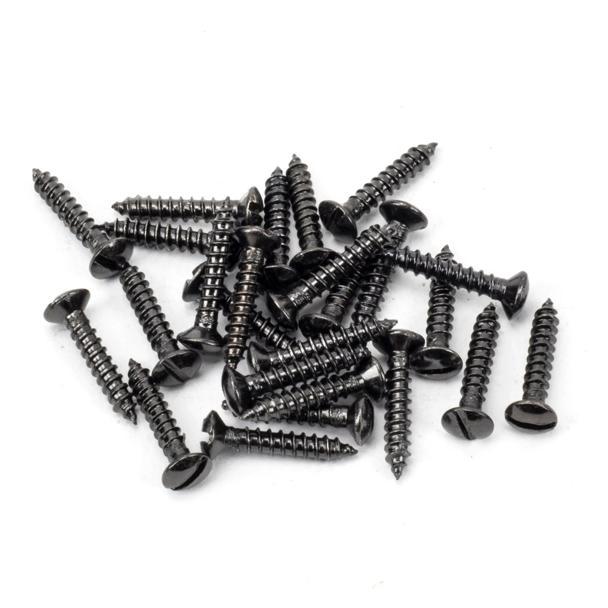 Dark Stainless Steel 4x¾" Countersunk Raised Head Screw (25) | From The Anvil