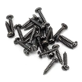 Dark Stainless Steel 4x½" Round Head Screws (25) | From The Anvil
