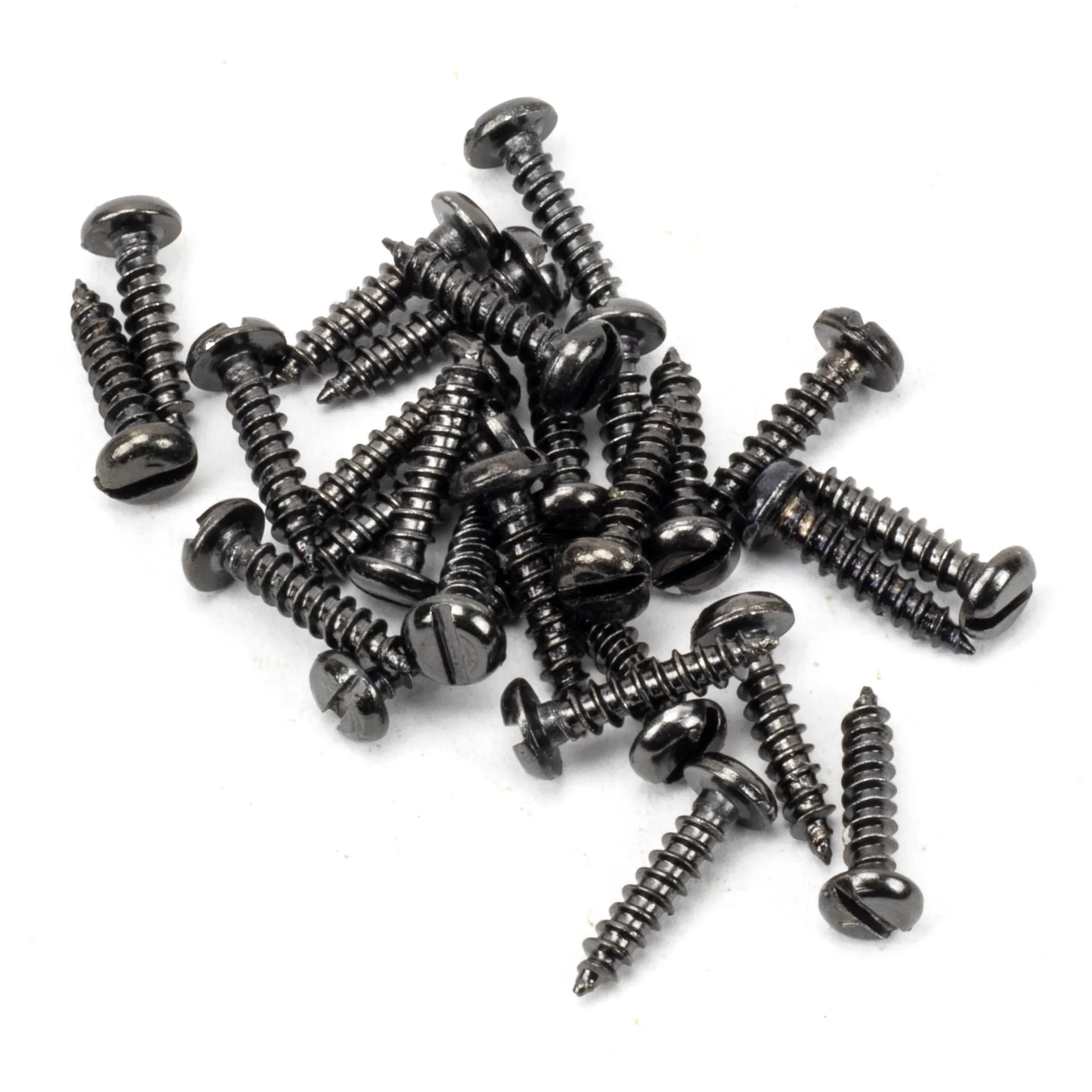 Dark Stainless Steel 4x½" Round Head Screws (25) | From The Anvil