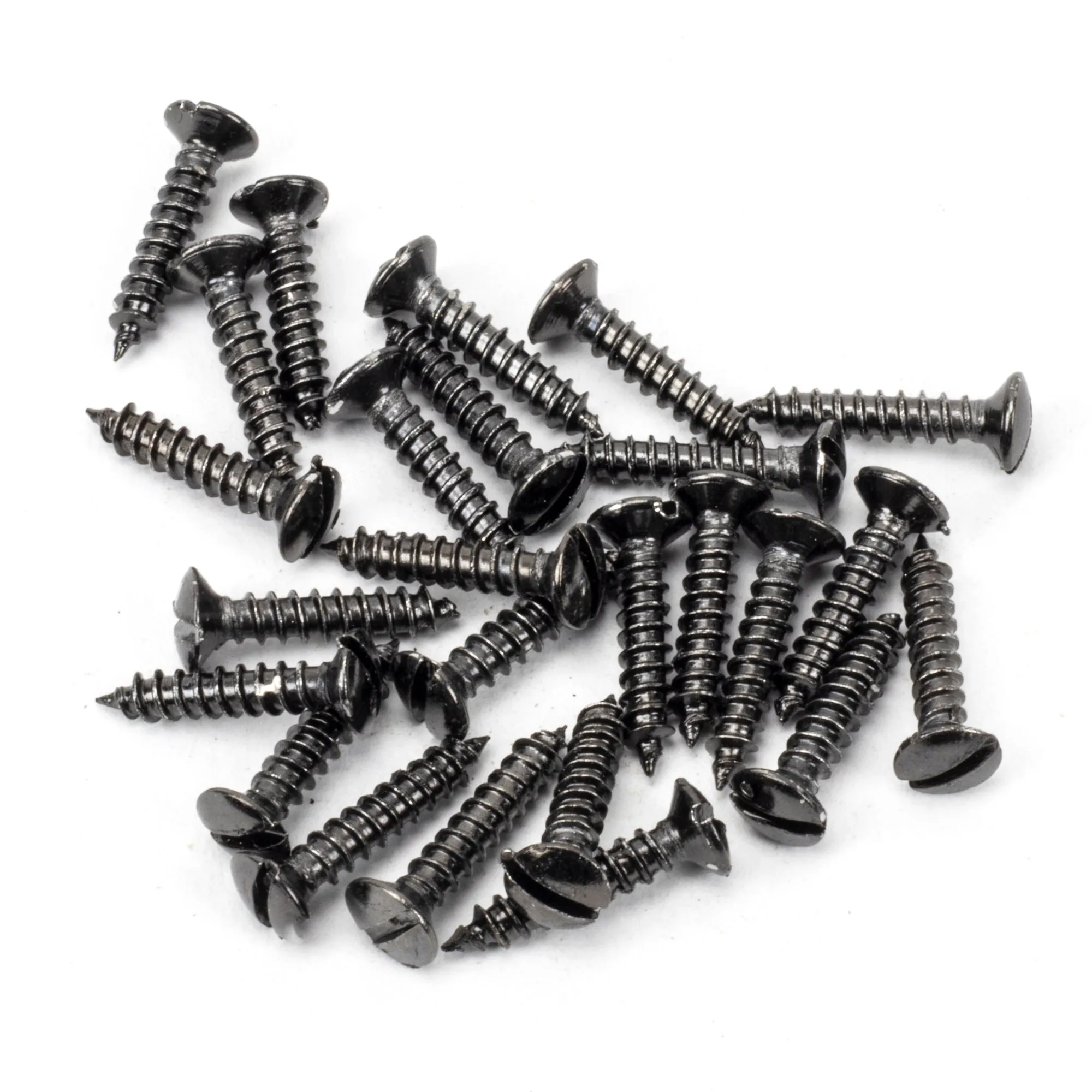 Dark Stainless Steel 6x¾" Countersunk Raised Head Screw (25) | From The Anvil