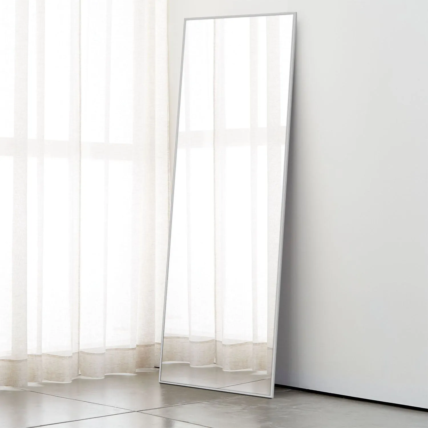 Doris 65"x22" Classic Framed Bedroom Full Length Wall Mirror