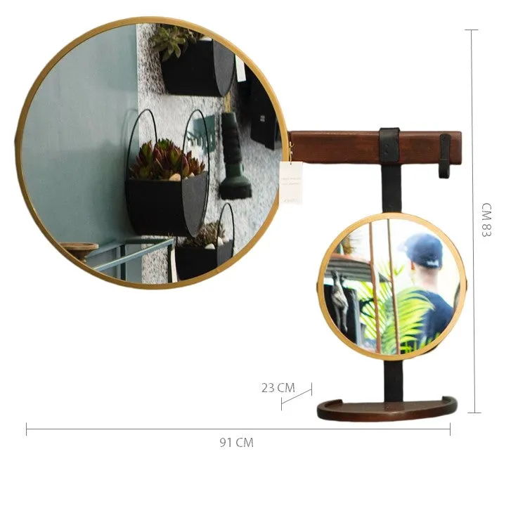 Elan Dress Me Up - Horizontal Mirror and Dressing Unit (Brass Finish)
