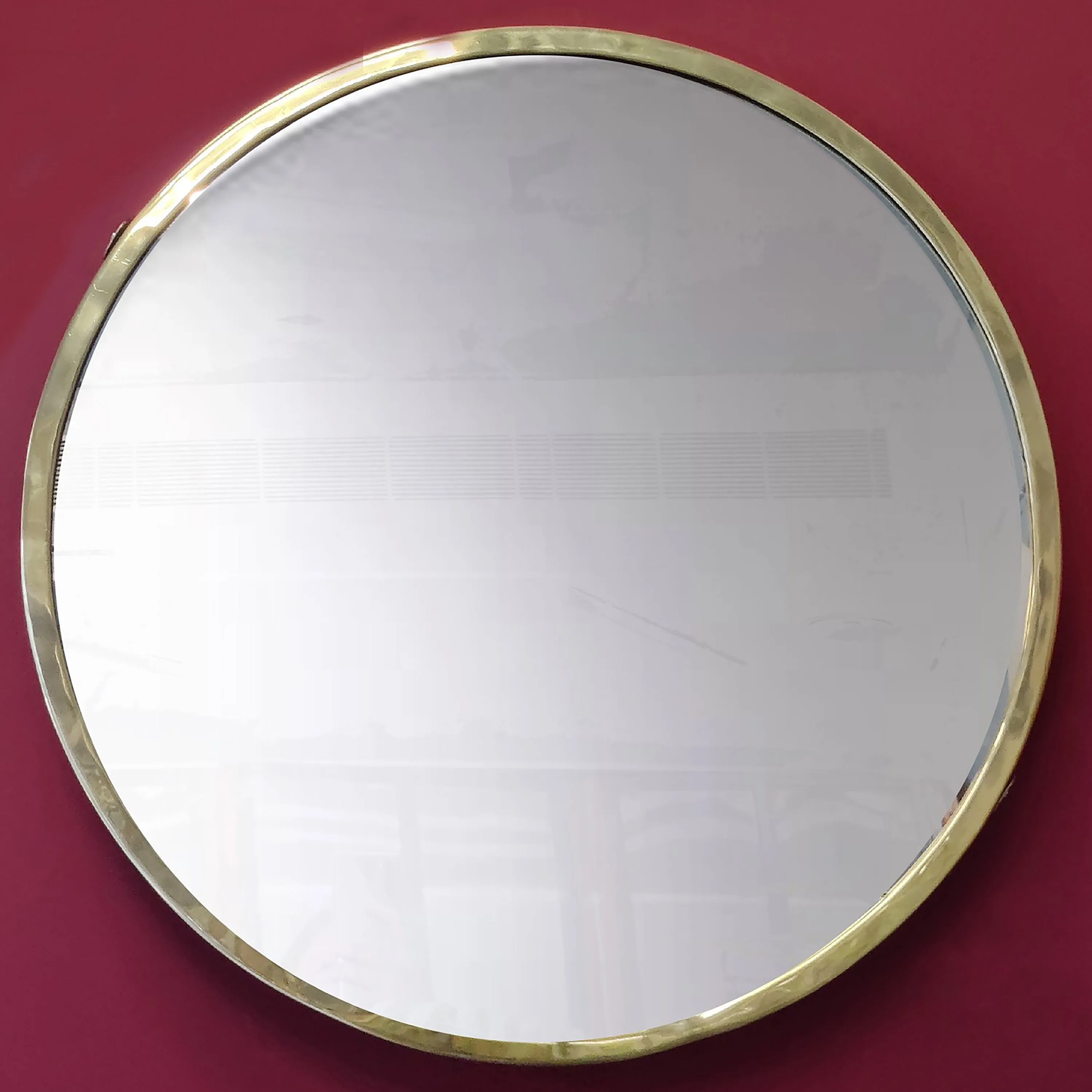 Elan Olivia Mirror- 22" (Brass, Nickle Finish)