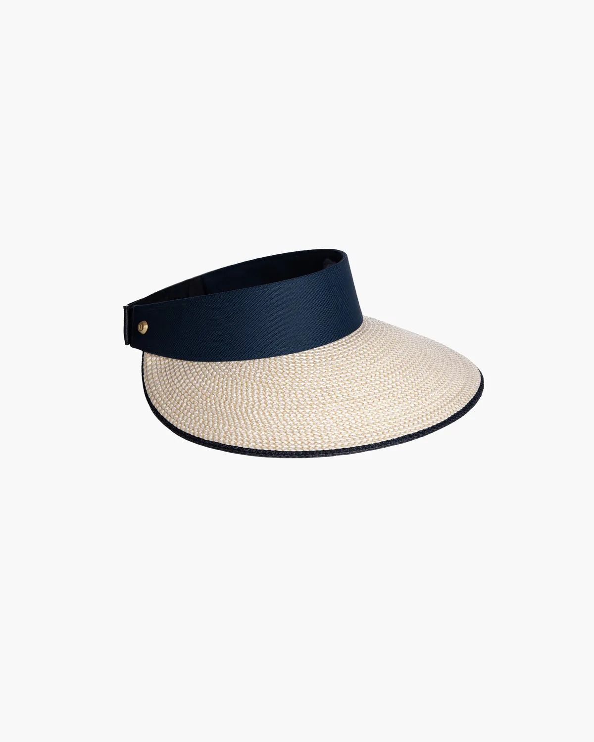 Eric Javitz Champ II Visor in White Mix/Navy