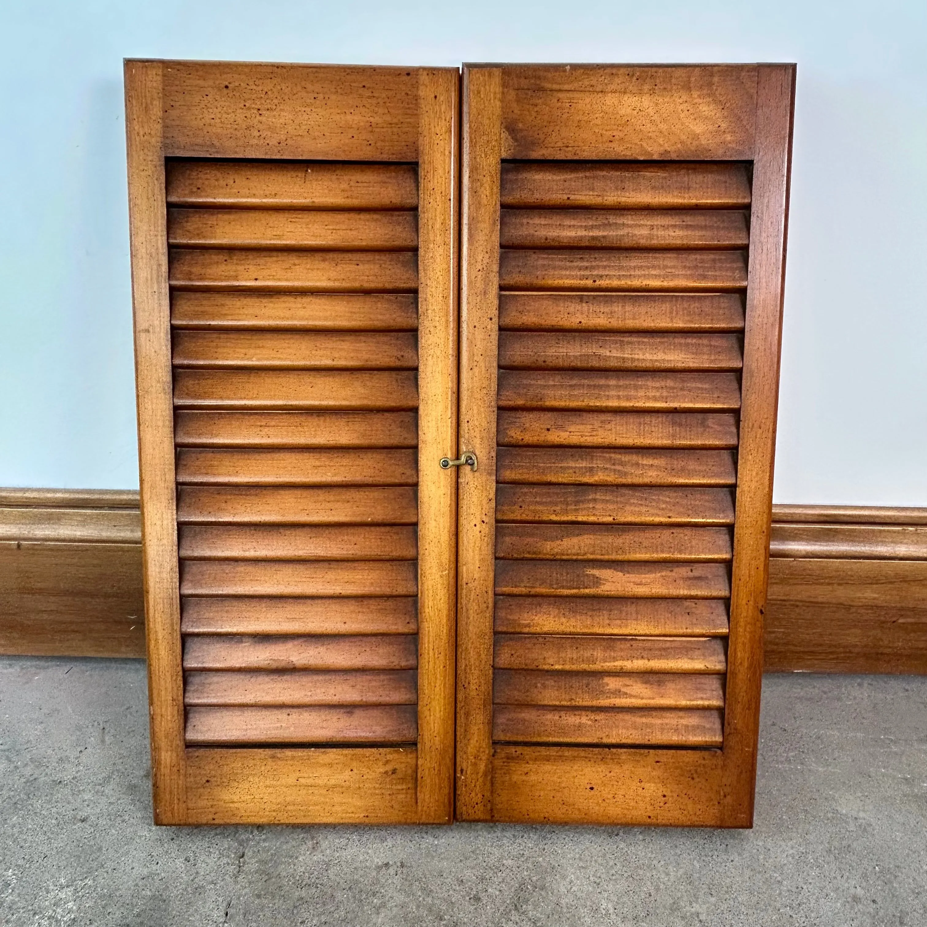 Folding Mirror, Two Fold, Wood Frame