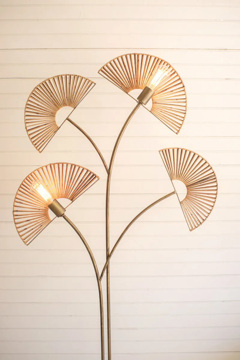 Four Fan Floor Lamp