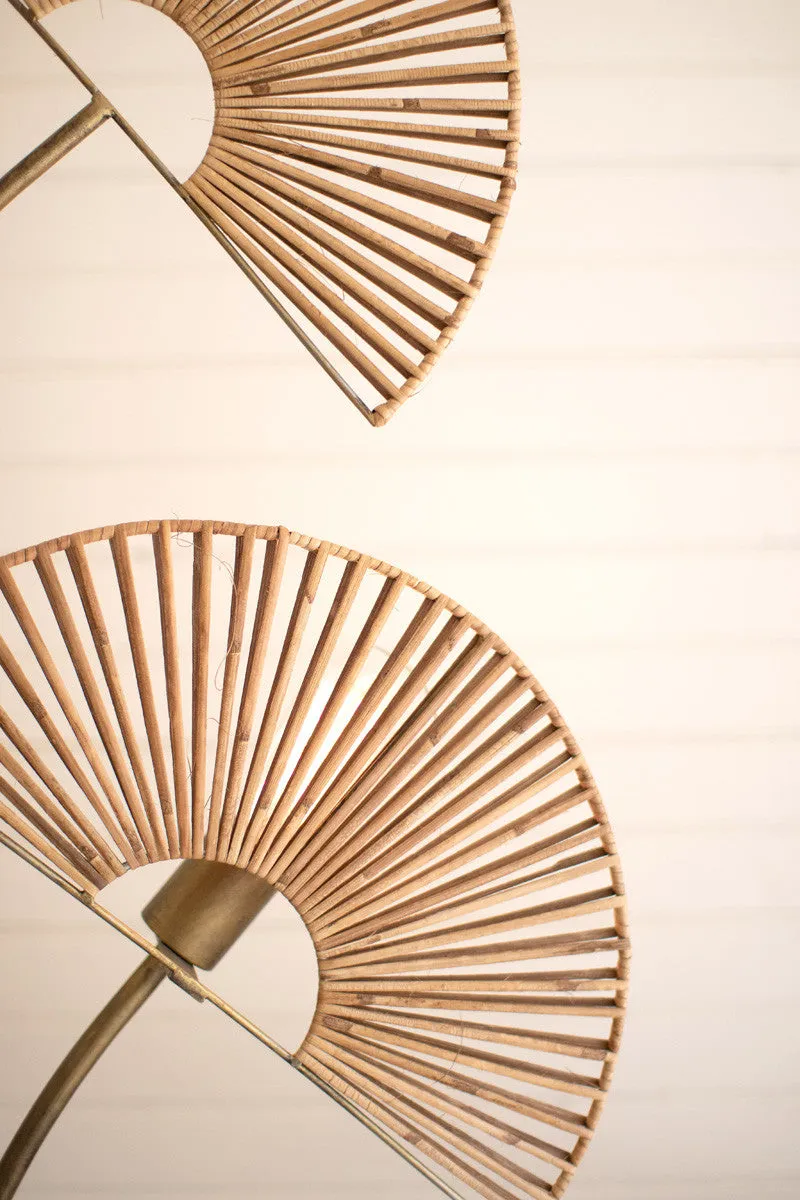 Four Fan Floor Lamp