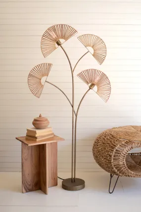 Four Fan Floor Lamp