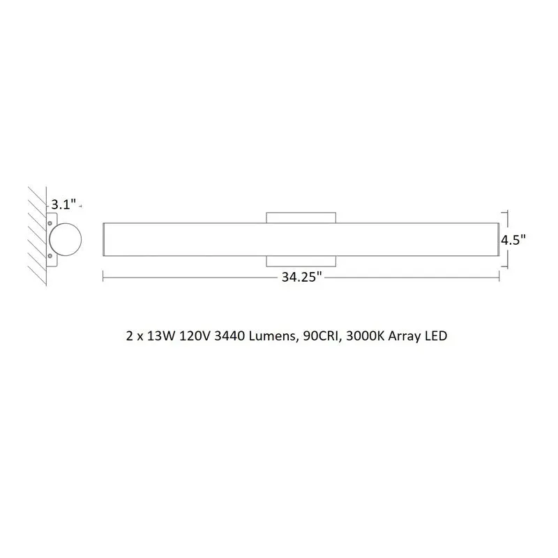 Fugit Vanity Light