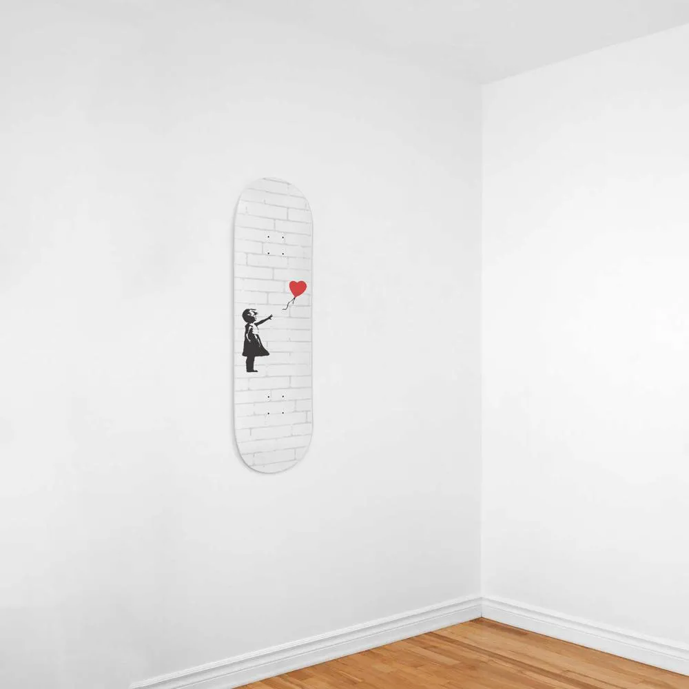 Girl With a Balloon Banksy Graffiti | Skateboard Wall Art, Mural & Skate Deck Art | Home Decor | Wall Decor