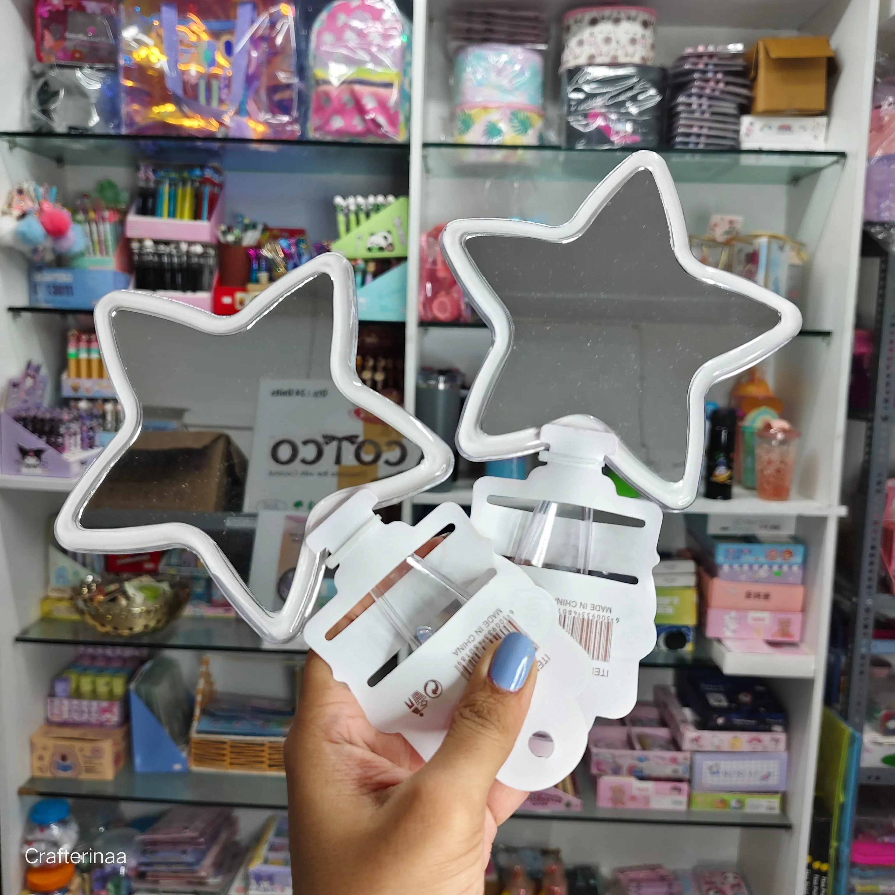 Glitter Kawaii hand mirrors