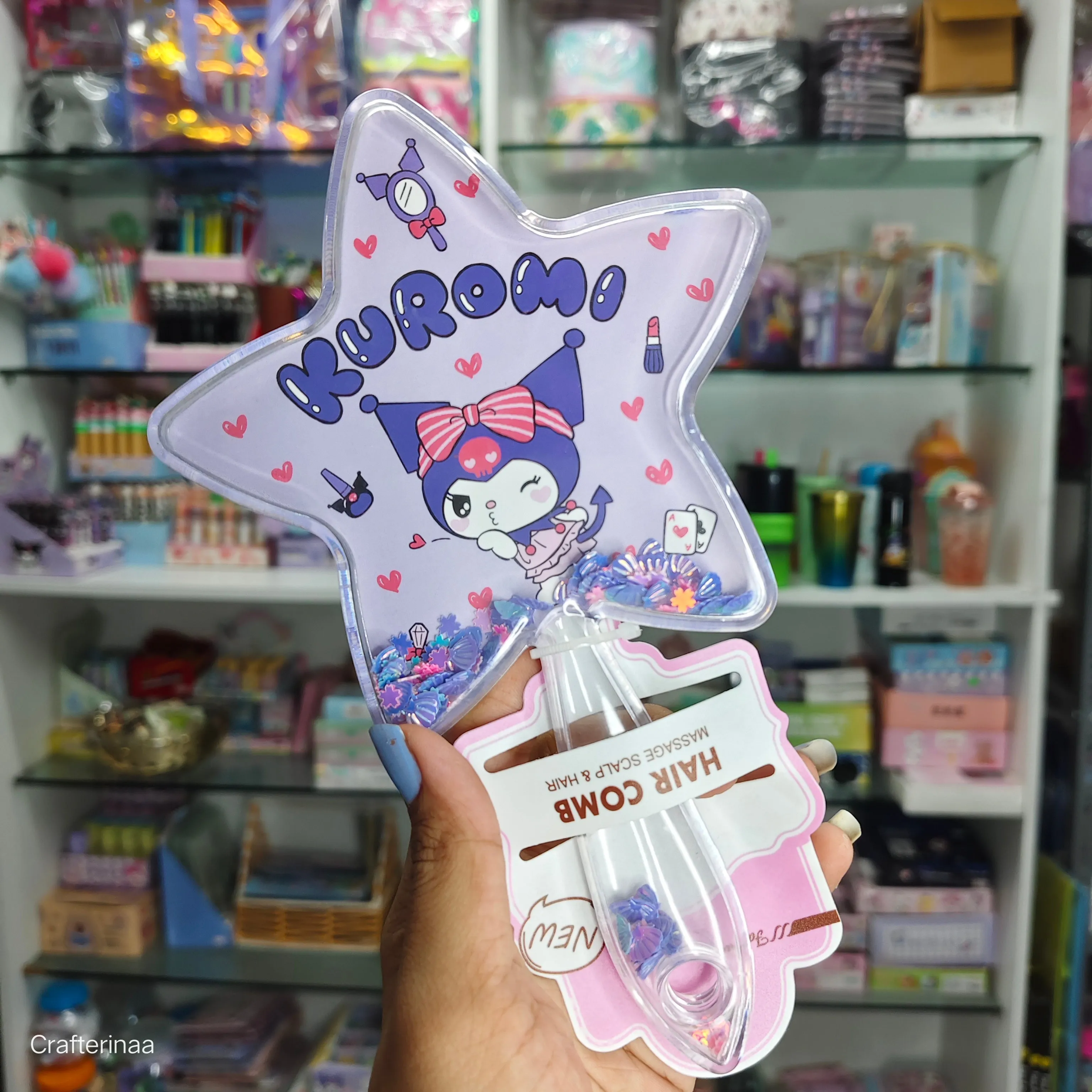 Glitter Kawaii hand mirrors
