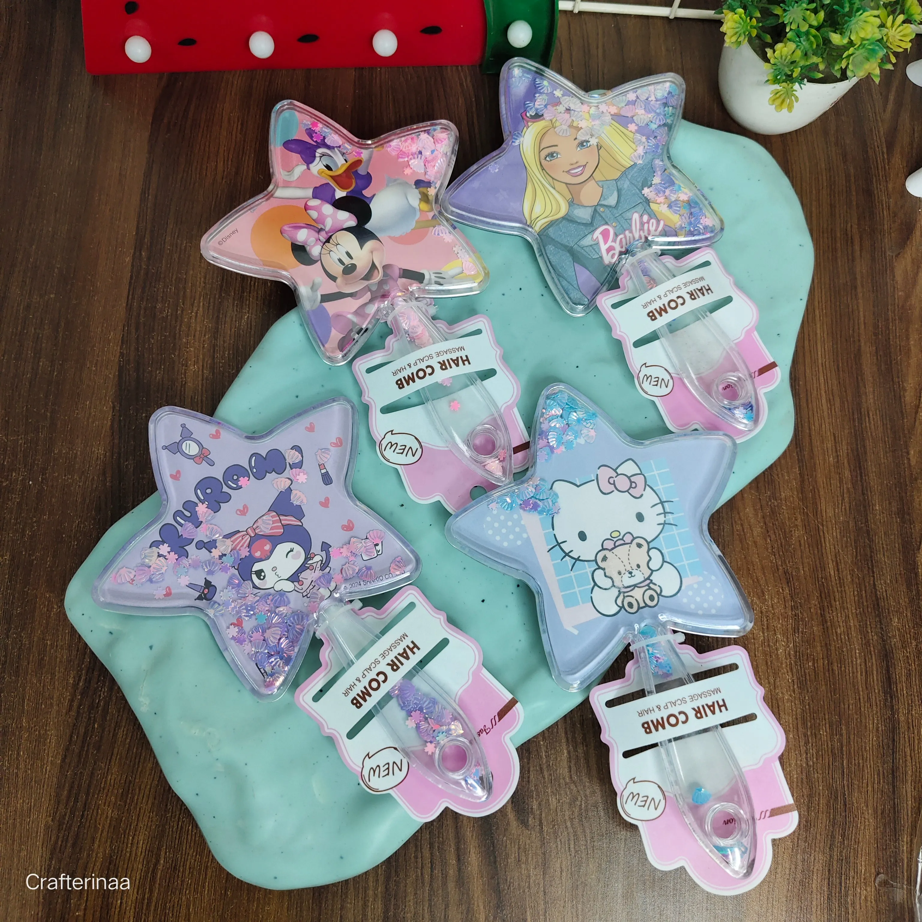 Glitter Kawaii hand mirrors