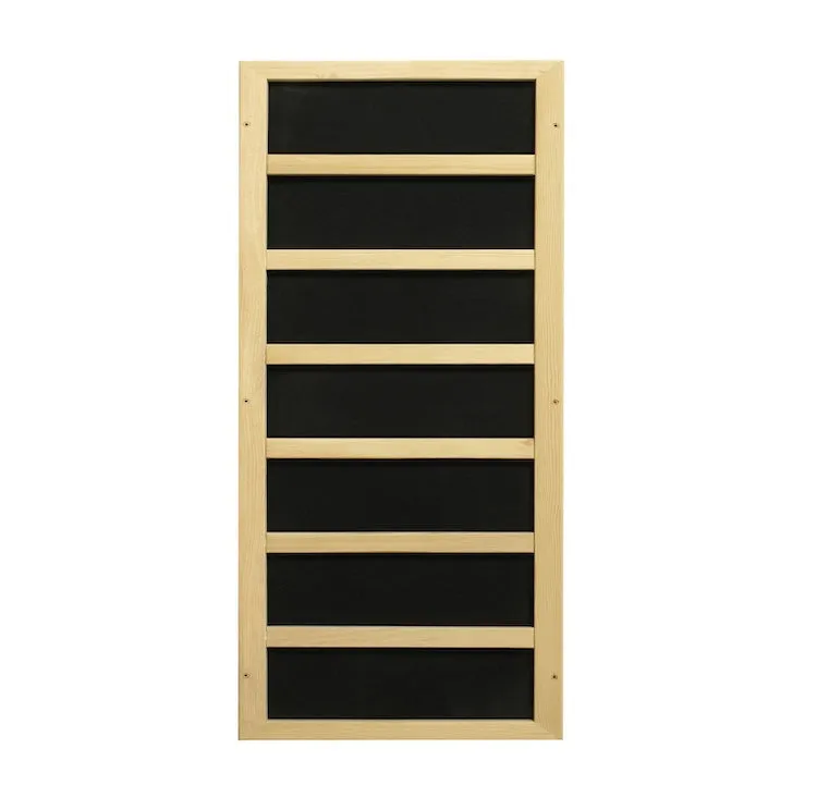 Golden Designs 1-2-Person Full Spectrum PureTech Near Zero EMF FAR Infrared Sauna with Himalayan Salt Bar (Canadian Hemlock)