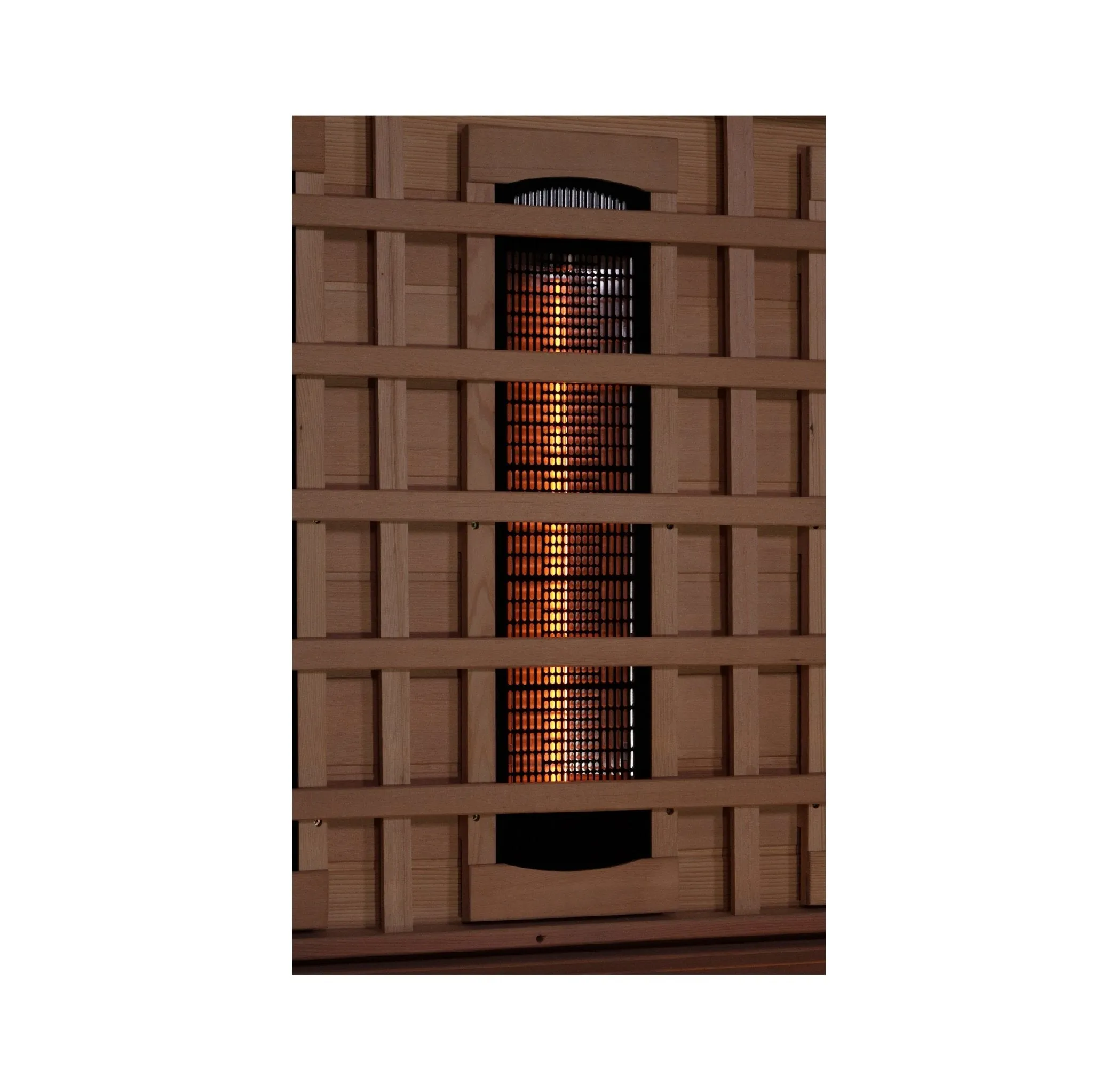 Golden Designs 6-Person Full Spectrum PureTech™ Near-Zero EMF FAR Infrared Sauna w/ Himalayan Salt Bar