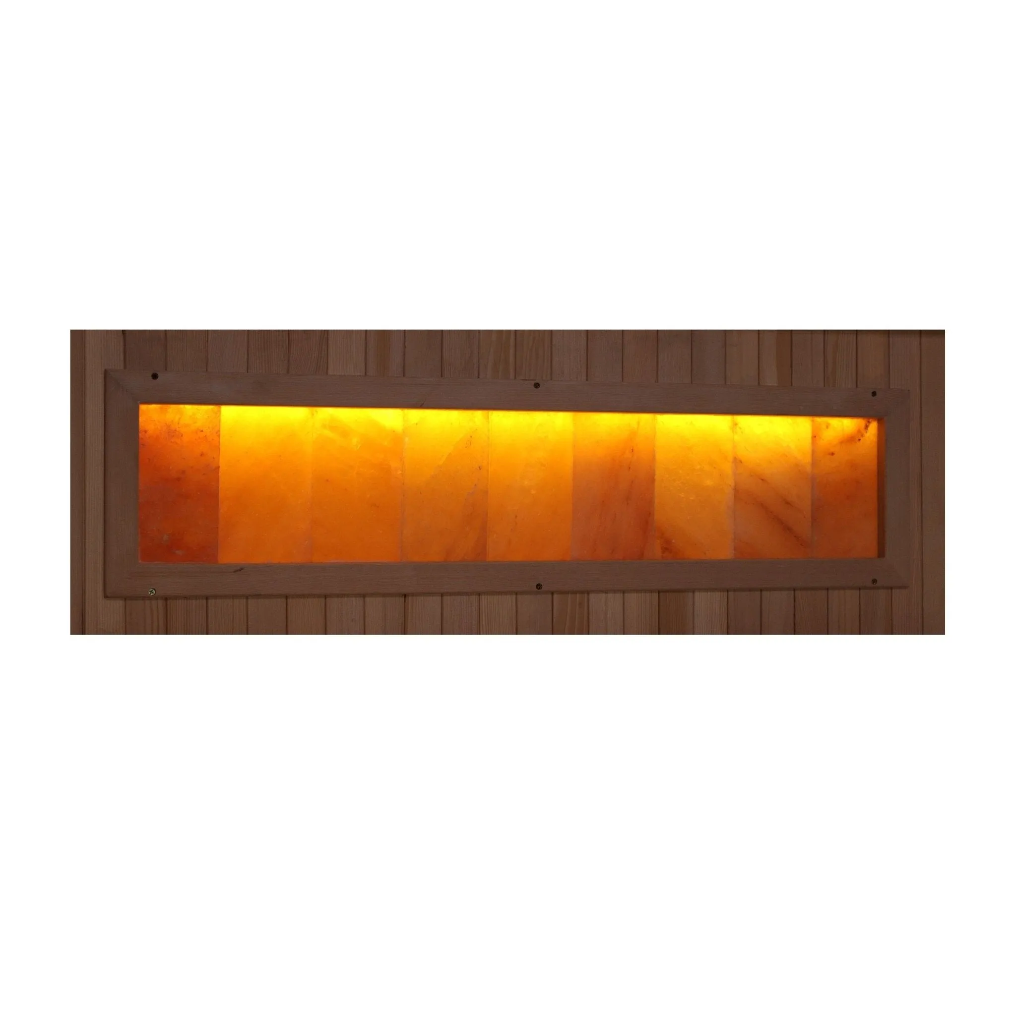 Golden Designs 6-Person Full Spectrum PureTech™ Near-Zero EMF FAR Infrared Sauna w/ Himalayan Salt Bar
