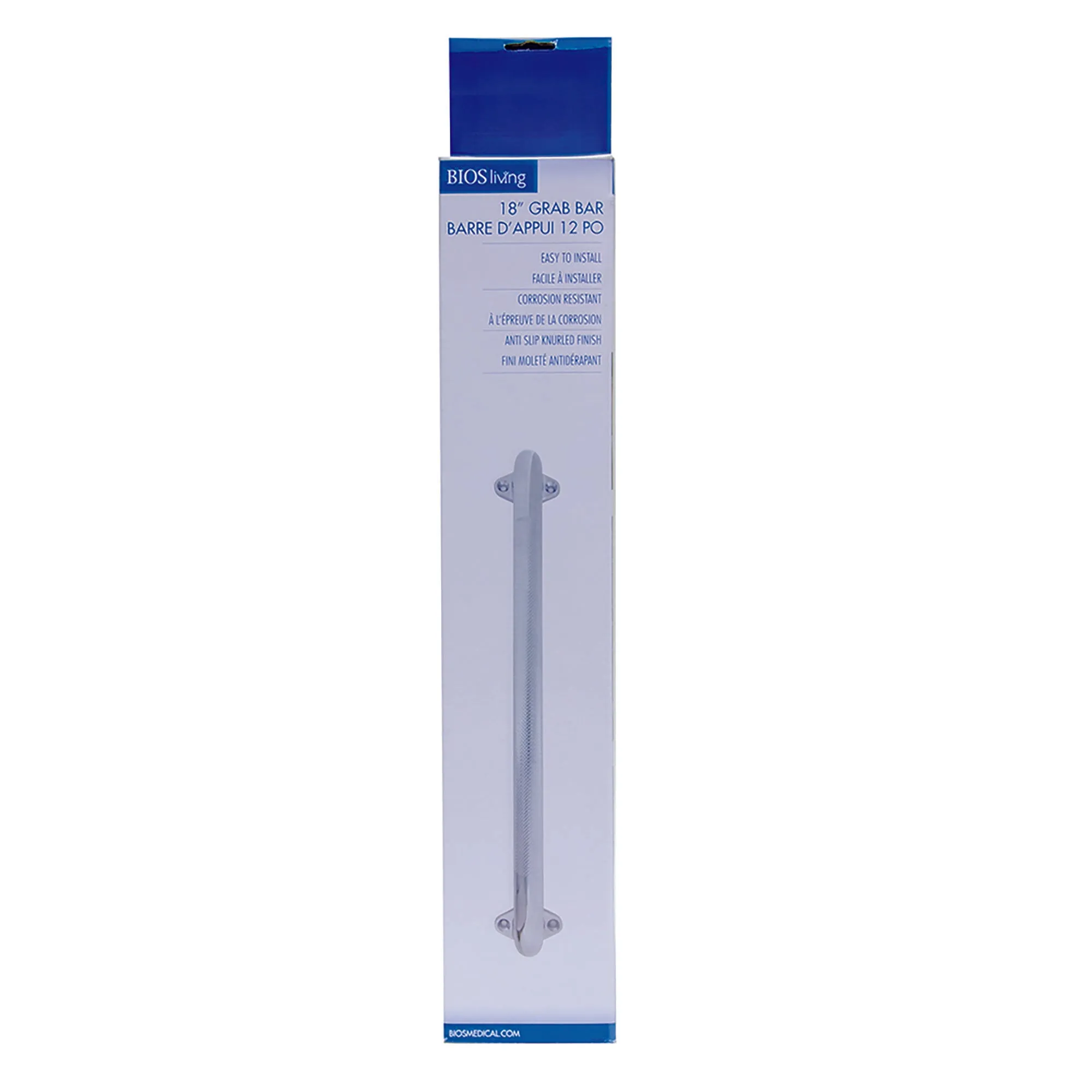 Grab Bar with Rotating Flange