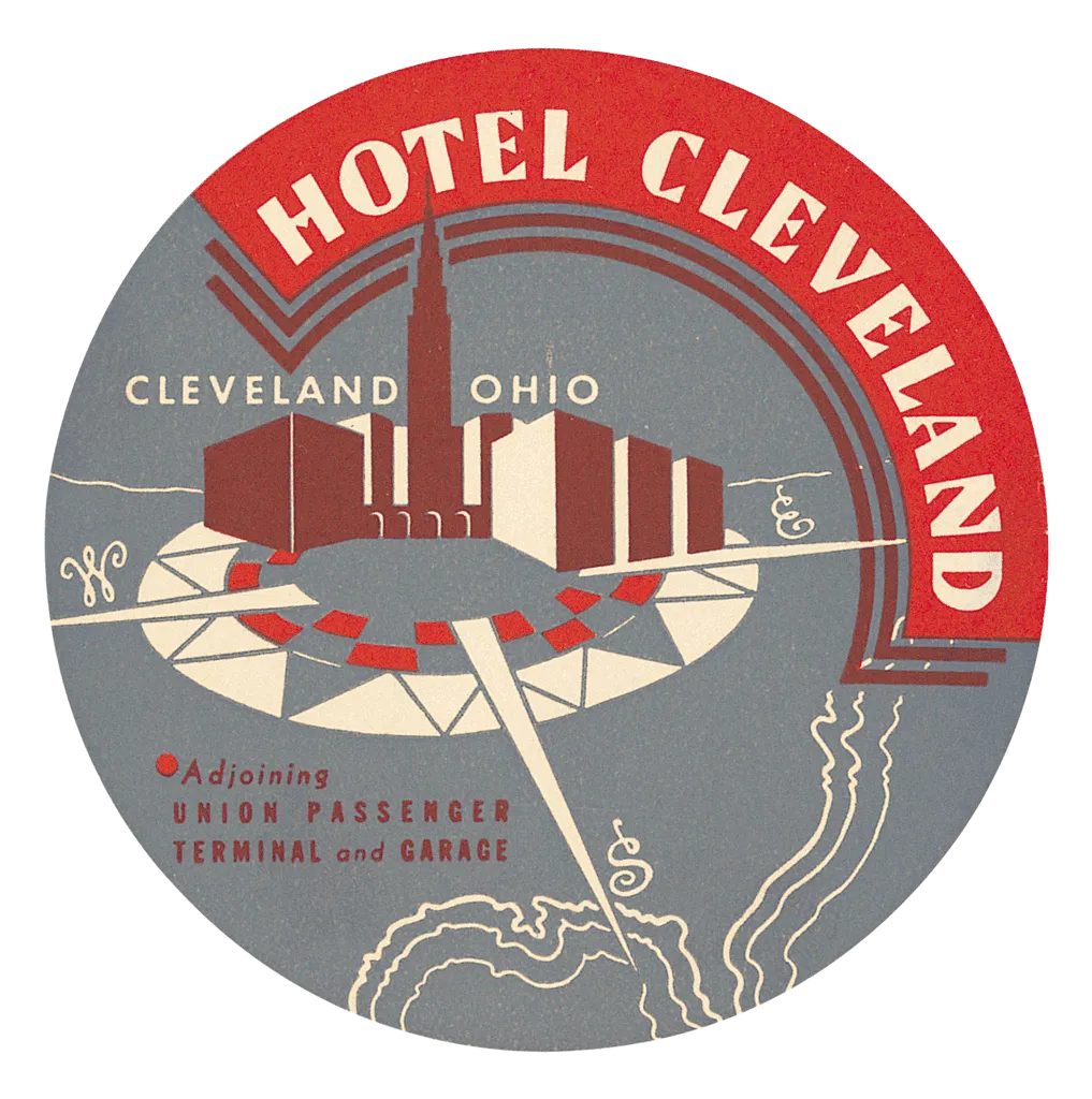 Great American Cities - Travel Label Sticker Box